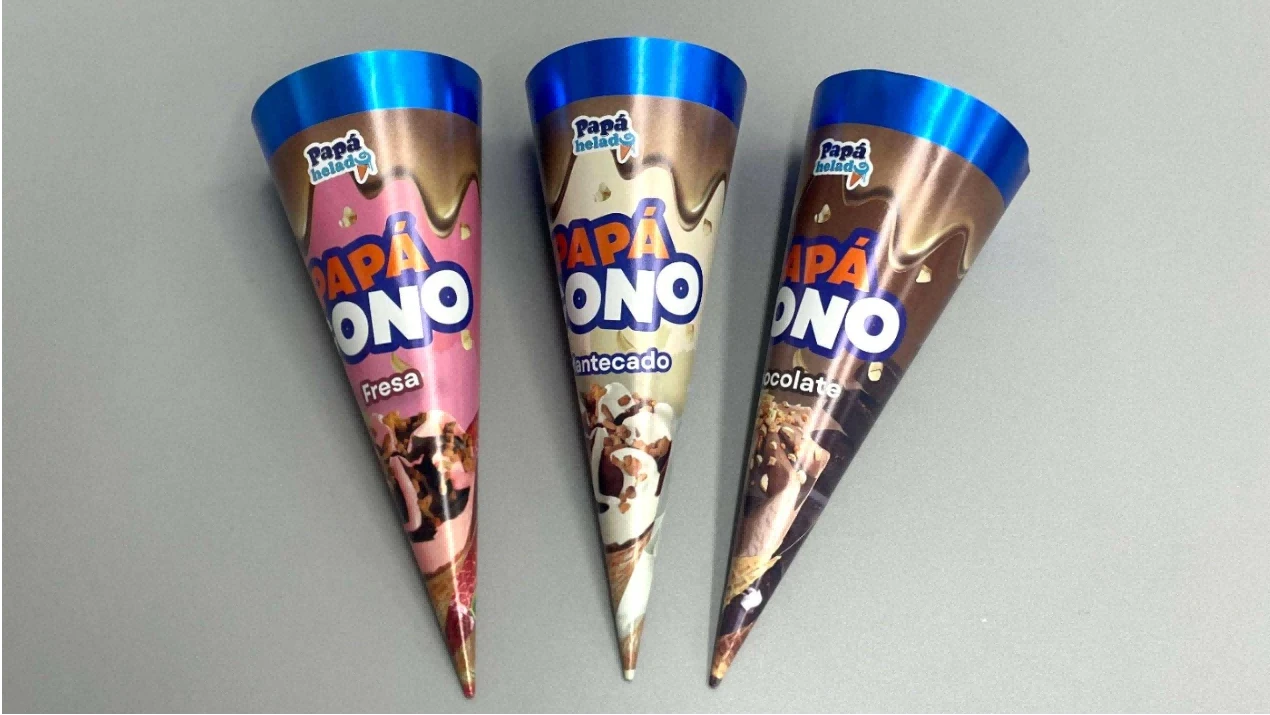 Ice Cream Cone paper sleeve 2 Ice Cream Cone paper sleeve 2