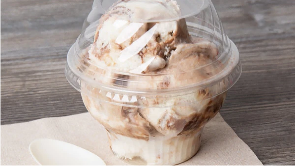 ice cream cup with wooden spoon 2 ice cream cup with wooden spoon 2
